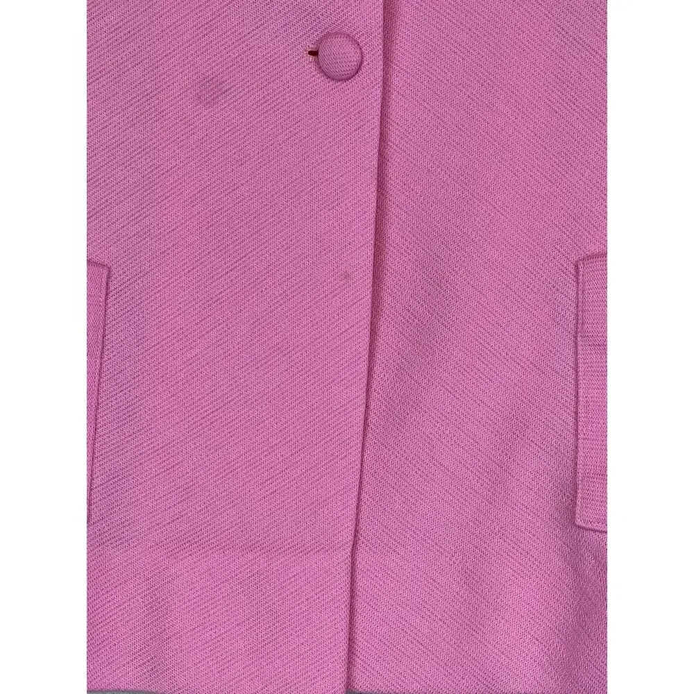 VTG Baby Girls Pink Dress & Coat Set 6–12 Mo Peter Pan Collar Classic 70s